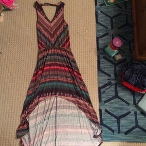 High low Aztec dress